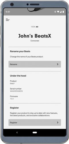 Приложението Beats Powerbeats 4 Приложението Beats Powerbeats 4