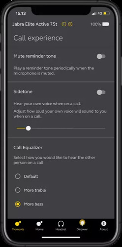 Еквалайзер Jabra Elite Active 75t Еквалайзер Jabra Elite Active 75t