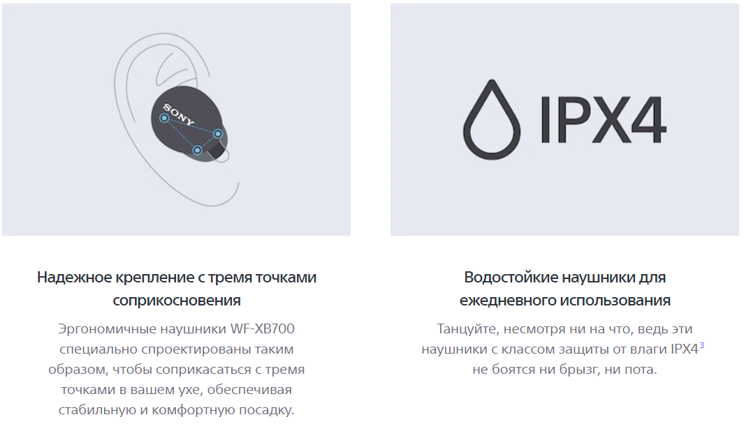 Защита на Sony WF-XB700 Защита на Sony WF-XB700