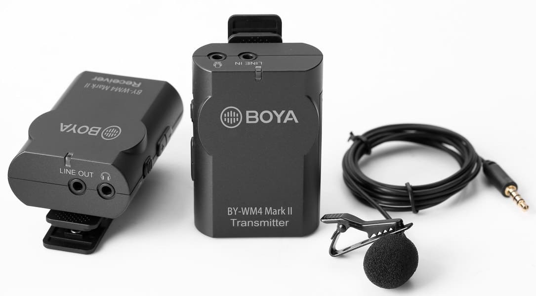 BOYA BY-WM4 Mark II най-добрите безжични микрофони BOYA BY-WM4 Mark II